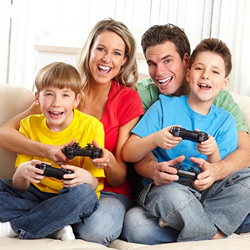 EasySMX Mando para PC  Mando Inal  mbrico PS3 Gamepad Wireless Compatible con Windows XP y Vista  Windows 8  PS3  Android y Operaci  n Rango hasta 10M  Azul 