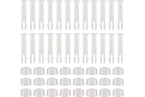 EZGETOP 24 szt. złączek i uszczelki do basenu z tworzywa sztucznego, części zamienne do basenów prostokątnych i okrągłych rur metalowych, 6 cm