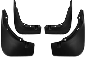 Hihaha Mud Flaps Splash Guards W/Mount Accessories for Mercedes-Benz C Class 2015-2021 Front and Rear Mud Guards 1 Set