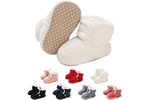outfit spring Stivaletti Invernali per Neonato, Inverno Caldo Bambini Stivali da Neve Fondo Morbido Antiscivolo Cotone Piatto Pelliccia Calzino Bootie Regolabile Scarpe Primi Passi Bambina 0-18 Mesi