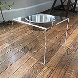  PetFusion Elevated SinglePod Alimentador magnético para Perros [Attach, Detach]. (Alto, Individual), 11 x 11 x 9
