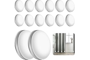 PETGLIMMER 14 Paia Pesi per Tende da Interno, Rotondi Pesi Magnetici Rotondi per Tenda Doccia, Pesi Magnetici per Tende Impermeabile Durevole, Magnete per Tenda da Doccia Non Arrugginiscono, Peso per Tende