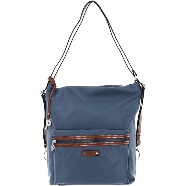 PICARD Sonja Borsa A Tracolla In Nylon, Colore Pesto (verde/marrone), 22x15x6 Cm