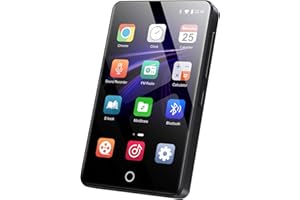 MP3 Players with Bluetooth WiFi, Oilsky 3.5" Full Touch Screen MP4 MP3 Player with Speaker, 16GB Android MP3 Digital Audio Player, Portable Bluetooth MP3 Player with HiFi Sound, Browser, FM Radio