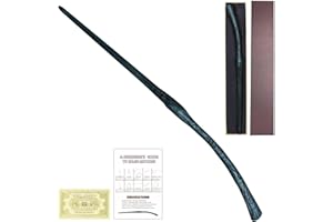 FemKey Bacchetta Magica Halloween, Bacchetta Resina di Mondo Magico, Cosplay Halloween per Streghe e maghi 37.5cm 75.5g
