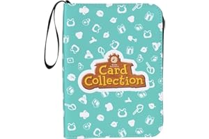 SCUTES DELUXE Tarjetas coleccionables álbum turquesa | compatible con tarjetas coleccionables amiibo Animal Crossing