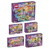 Lego Friends Freizeitpark 5er Set 41127 41128 41129 41130 41133 Spielspa� + Raketen-Karussell + Hot-Dog-Stand + Gro�er Freizeitpark + Autoscooter + Bowling - Leg