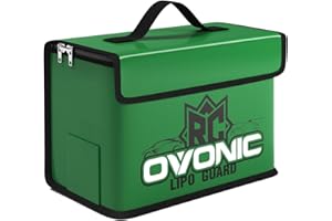 OVONIC Lipo Safe Bag Fireproof Sac anti-explosion Sac ignifuge anti-explosion avec grande capacité Lipo Battery Storage Guard Safe Bag