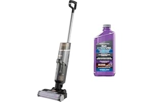 Shark HydroVac Aspirateur Laveur sans Fil sols durs, Brosse roulante antimicrobienne, Autonettoyant, Aspire et nettoie saletés humides et sèches, Solution Multi-Surfaces 1,5 L, WD210EUCP