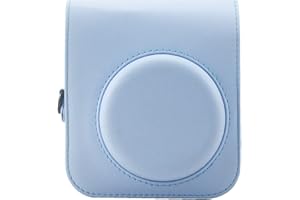 Frankmate Case for Fujifilm Instax Mini 12 Instant Camera - Premium Faux Leather Protective Travel Camera Case Cover with Removable Adjustable Straps