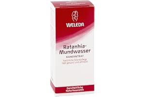 WELEDA Ratanhia-Mundwasser, 50 ml lösning