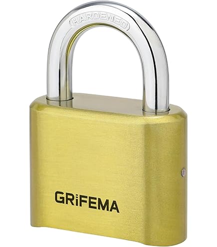 AGT Lucchetto A U: Serratura Per Tende In Ottone Con Codice Numerico A - Foto 7