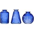 Sass & Belle Cobalt Blue Glass Bud Vases - Set of 3