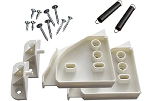 Vasalat 103398216-2 2 okucia przysłony, białe