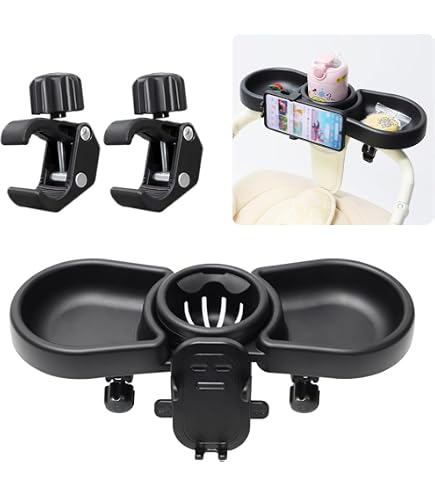 Porte-gobelet de poussette 2 en 1 support pour téléphone porte-gobelet universel pour Buggy