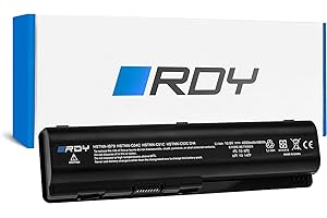 RDY Laptop Batería EV06 HSTNN-CB72 HSTNN-LB72 HSTNN-UB72 484170-001 para HP Pavilion DV4 DV5 DV6 DV6-1302SW DV6-1307EW G60 G50 G70 Compaq Presario CQ60 CQ61 CQ70 CQ71 (Capacidad: 4000 mAh 10.8V)