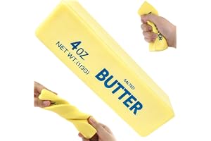 Butter Squishy Squeeze leksak, smörpinne långsamt uppstigande fidget-leksak, smörpinne klämleksaker sensorisk anti-stress för barn och vuxna, perfekt för kontor, skola och hem