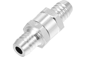 Hihaha Fuel Line Check Valve/Inner Non Return One Way Check Valve Fuel Petrol Gasoline Diesel for Fuel Systems/Durable Aluminum Alloy 5/8" 16mm OD / 1pcs