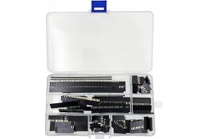 JZK 120 x encabezado hembra 2.54mm sola fila pin cabeza hembra pin header surtido kit para Arduino prototipo escudo (una fila)