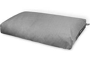 Happers Coussin Palette en Naylim Imperméable pour Extérieur 120x60 Gris Clair