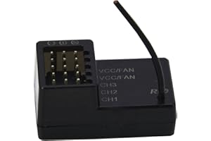 Blomiky 1 Pack R30 Receiver Spare Parts Suitable for Hyper Go 1/16 1/14 Scales H16BM H16PL H14BM 14210 1420 9 14301 14302 RC Trucks/ 14210 Receiver