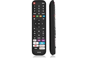 NJALNKHM Replacement Hisense TV Remote Control EN2A30, Universal TV Remote for Hisense VIDAA 4K UHD Smart TV, Replaces EN2G30H EN3G39 ERF3A80, 5 Shortcut Buttons, No Setup Required