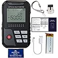 Techtest 4 in 1 Optical Power Meter with Laser Light Optical Fiber Power Meter Visual Fault Locater 2mw Vfl Light Source Fc/sc Universal Interface Scope -50~+26dbm Lan Tester Rj45 Network Cable Tester