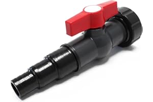 Robinet à boisseau sphérique avec Poignée Embout à étage 25mm/31mm/38mm & Bague d'étanchéité Ø58mm