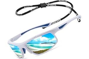 Perfectmiaoxuan Occhiali da sole polarizzati per uomo donna/Cool Fishing Golf Biking Guida Pesca arrampicata Sport all'aperto occhiali da sole