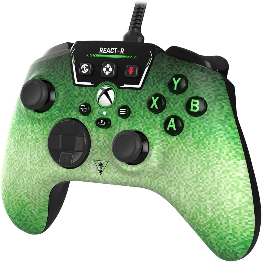 Turtle Beach React-R Pixel Wired Gaming Controller with Audio Controls, Mappable Buttons & Textured Grips for Xbox Series X|S, Xbox One & PC [Officially Licensed for Xbox]