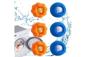 GENERICO Set 4 Pz Raccogli Peli Animali Lavatrice Cattura Riutilizzabile Detergente Pulizia Vestiti Biancheria Letto Smile Bucato Togli Rimuovere Domestici Lanugine Gatto Cane Peluche