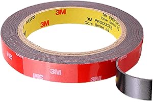 SANKA Nastro Biadesivo, Nastro di Montaggio Extra Forte, Impermeabile Resistente alte Temperature Nastro Adesivo, per Auto Riparazione,DIY,Ufficio,Interni ed Esterni (13mm*4,72m)