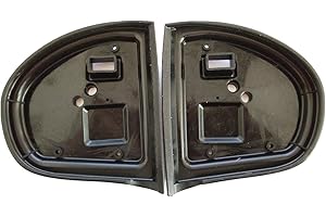 Fanuse 2Pcs Junta de Espejo Exterior Juntas de Goma Izquierda y Derecha para Mercedes Clase e W211 2002-2009 Clase C W203 2000-2006