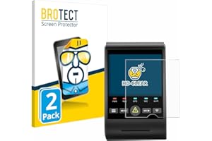 BROTECT 2 Stück Schutzfolie für VIOFO A229 PRO Displayschutz Folie Made in Germany, Ultra-Klar