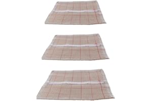 Easnea 43 x 43 cm Blanko Knüpfhaken Teppich DIY Kissenbezug für Kinder Anfänger (3er-Pack)