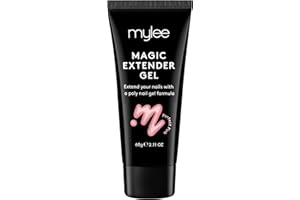 MYGEL by Mylee Magic Extender Gel 60g - Lunga durata, Aspetto naturale, per unghie ispessente, per principianti e professionisti, acrilico Nail art (Perfect Pink)