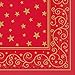 Produktbild Sovie HORECA Tissue-Serviette Liam 40x40 cm / saugstarke und hochwertige Einweg-Servietten / ideal für Weihnachten (Rot)