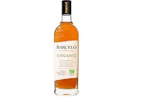 Ron Barceló Organic – Bottiglia da 700 ml di Rum Biologico della Repubblica Dominicana, Produzione Limitata, Invecchiato in Botti di Rovere Nuove, Astuccio in Fibra Vegetale