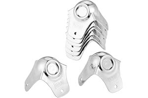 Yetaha 8PCs Corner Protector Metal Ball Shape Corner Bracket Cover Guard Protector for Furniture Craft Industrial Equipment Aluminum Box Flight Case Storage Case Metal Corner Cover Guard