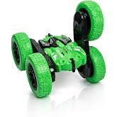 VARDEM Uzaktan Kumandalı Full Fonksiyon Şarjlı 2.4 GHz 4 Teker Akrobat Araba, &Ccedil;ift Taraflı S&uuml;r&uuml;ş &Ouml;zellikli Işıklı Stunt Car, 