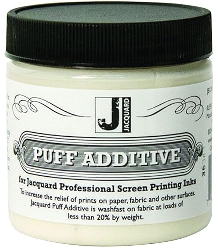 Jacquard Puff Additive Per Serigrafia - 4oz, Per Effetto Rilievo Su Tessuti E Carta