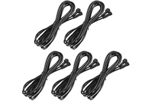 4 Pin Câble Rallonge d'extension pour RGB Spot LED encastrable Exterieur,GEYUEYA Home 3M 4Pin Cable Rallonge pour Spots LED Encastrables RGB,Etanche IP67 avec connecteurs mâles et Femelles - 5 Pack