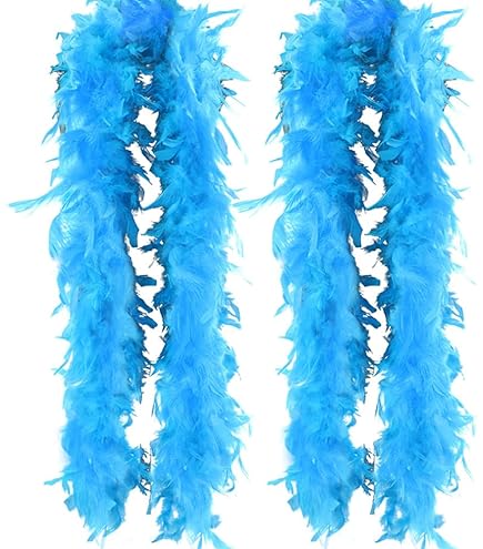 DIY Feder Boa 2m - Flauschige Marabu Federn Für Kostüme & Deko In Rotwein