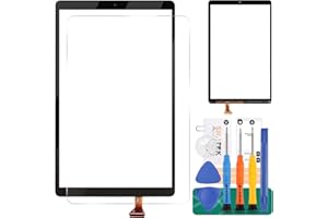 SRJTEK Pantalla de repuesto para Samsung Galaxy Tab A 10.1 2019 SM-T515, SM-T510 Touch T510 T515, sensor de panel táctil digitalizador (negro)