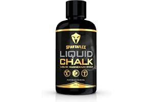 SpartaFlex 250ml Liquid Chalk - Quick Drying Gym Formula for Weightlifting and Training - Superior Grip for Climbing Gymnasti