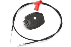 MOMOALA JenNiFer Levier Universel De Câble Et D'Étranglement D'Accélérateur 56Cm 56Cm pour La Tondeuse À Gazon