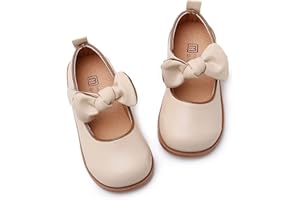 RVROVIC Little Girls Mary Jane Flats Gracy Ballet Princess Toddler Dress Shoes School Birthday Party