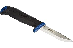 STANLEY 0-10-232 Couteau Multifonctions Gamme FATMAX Plus Résistant - Lame Acier Inoxydable - 9,2cm