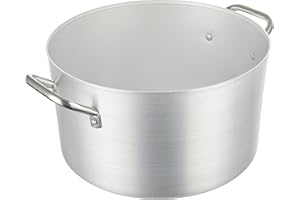 Pentole Agnelli pcmx0432 Casserole Haute en Aluminium avec 2 poignées, Inoxydable, 32 cm