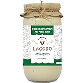 LA&Ccedil;OKO 1 KG Şekersiz, Katkısız, Glutensiz, Vegan, Doğal Az Kavrulmuş (&Ccedil;İĞ) Yer Fıstığı Ezmesi (1 KG)